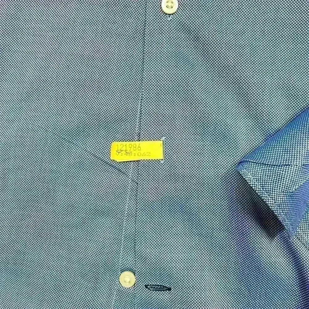 Banana Republic Men's Blue Egyptian Cotton French Cuff Dress Shirt Size S